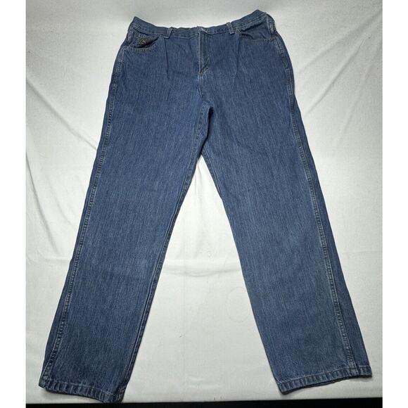 Cinch Men's Straight Leg Med Wash Blue Western Cowboy Jeans - Size 40x32 - Picture 1 of 7